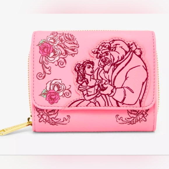 Disney Loungefly Beauty & The Beast Wallet - Picture 1 of 5